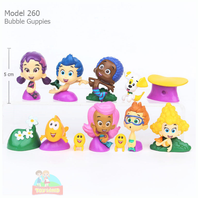 Bubble guppies sales figure set